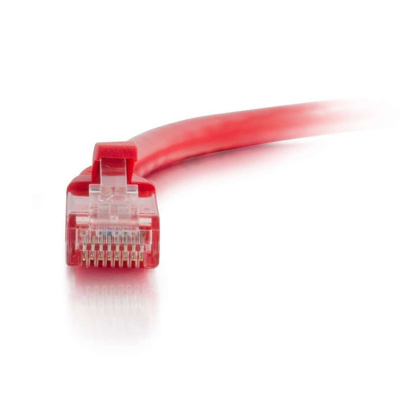 C2G Legrand Cat6 Ethernet Cable, Snagless Unshielded Cat6 Patch Cable, Red Network Patch Cable, 25 Foot UTP Ethernet Network Patch Cable, 1 Count, C2G 27185 - Image 1